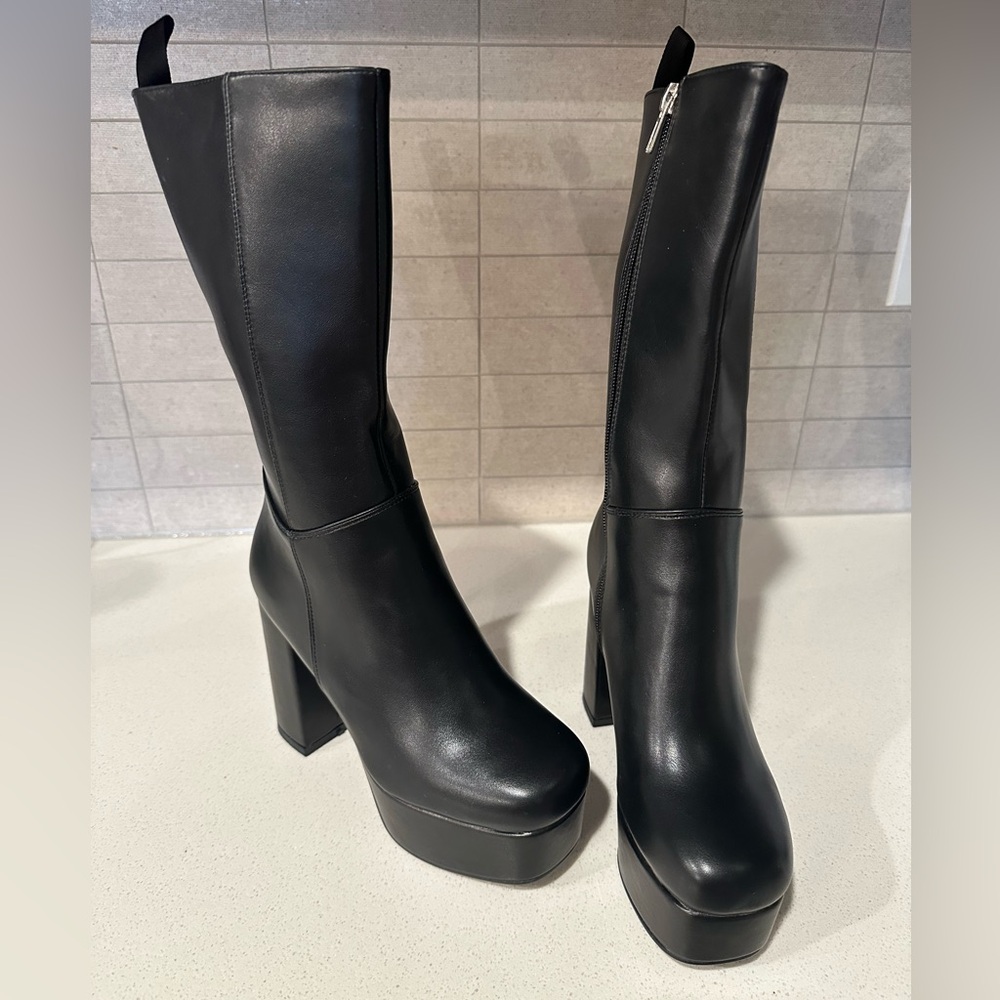 NWOB - LAMODA - Going under platform calf boots - size 6 - Picture 3 of 5